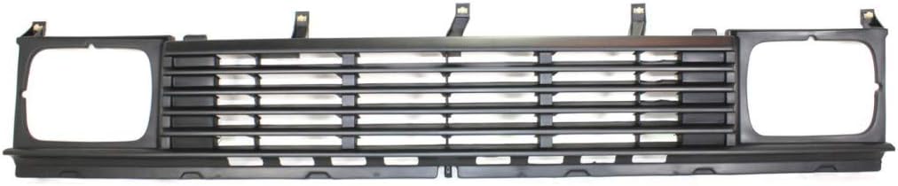 Painted Dark Argent Plastic Grille Assembly for Nissan D21 1986 1987 2WD T5991