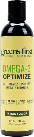 Liquid Omega-3 Fish Oil Supplement 1380 mg Lemon Flavor 8 Fl Oz C3213