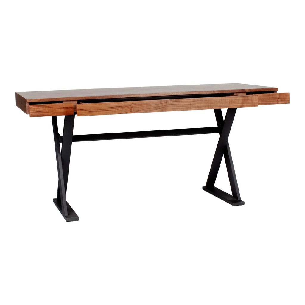 Walnut Wood Brown Desk Q3400