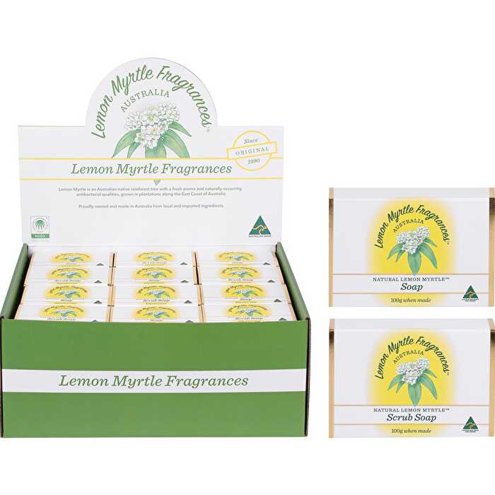 48x100g Fragrances Soap Mixed Plain & Exfoliant U36462