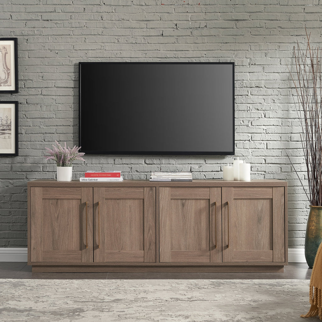 White Rectangular TV Stand W316