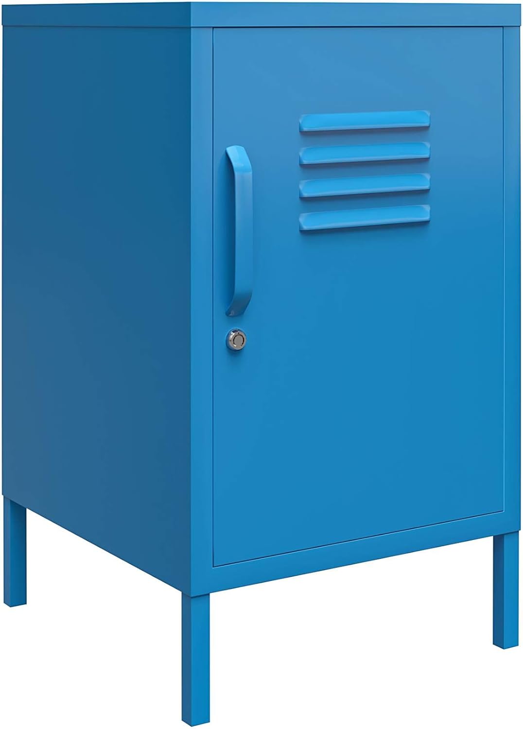 Blue Metal End Table W57335