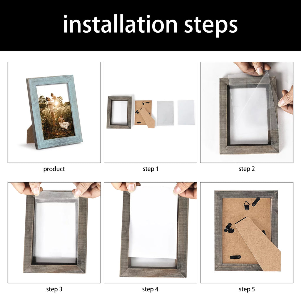 Wood Picture Frame 5 x 7 B860