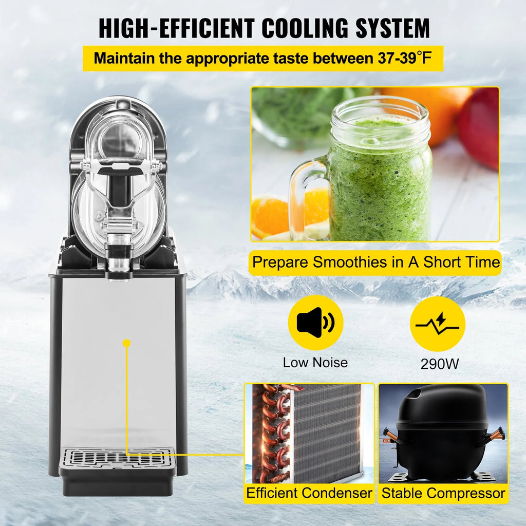 Commercial 3L Frozen Drink Slush Machine K5737