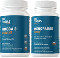 Omega 3 Fish Oil & Menopause Relief Supplements 60 Capsules H4324