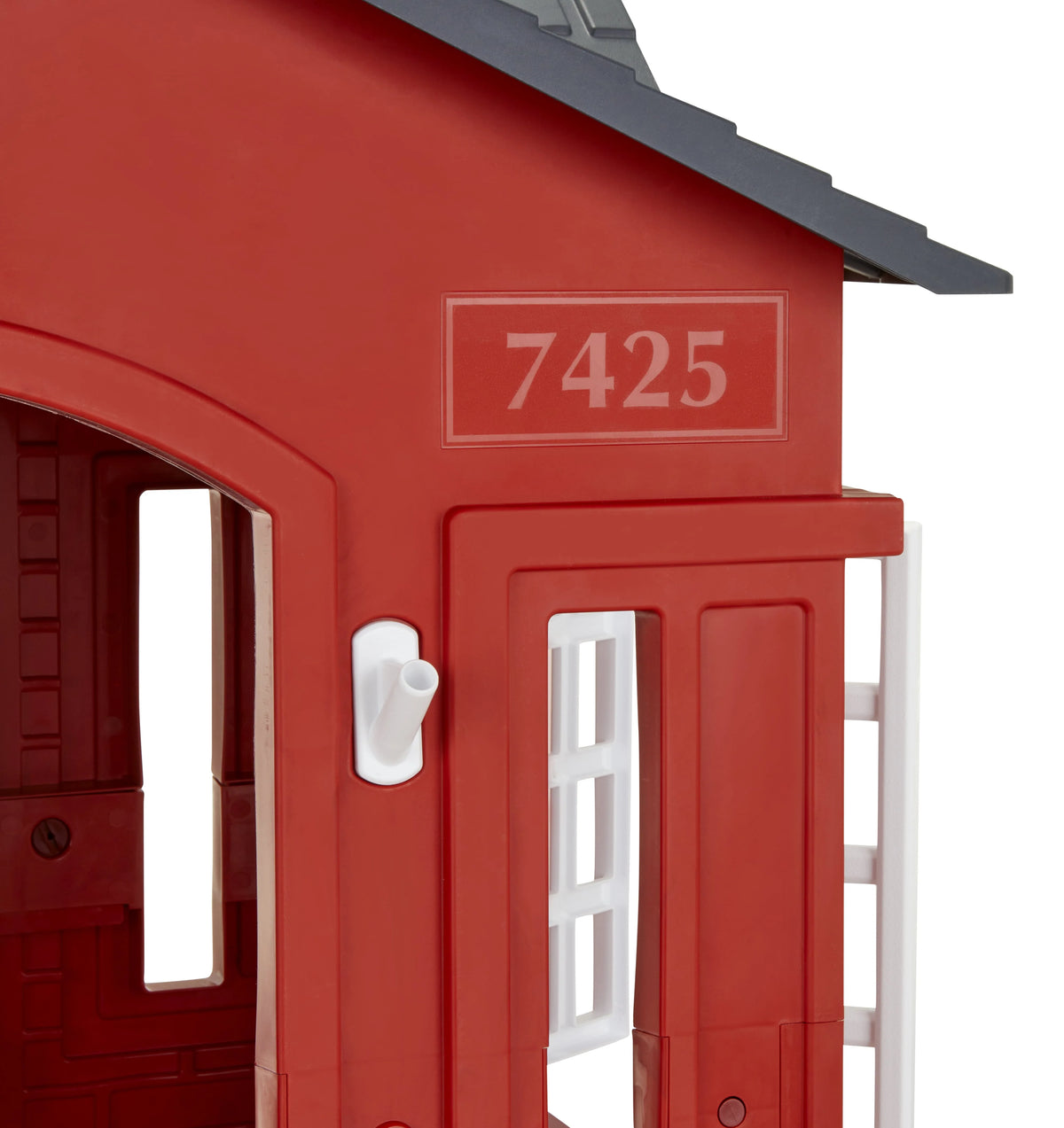 Red Kids Playhouse with Working Door W935756