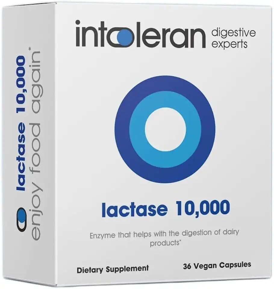 Lactase 10,000 Digestive Enzymes 36 Capsules A290487