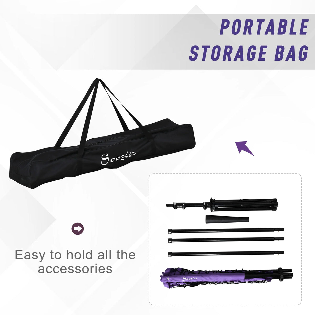 7.5' x 7' Portable Baseball Batting Net Set with Catcher Net H92751