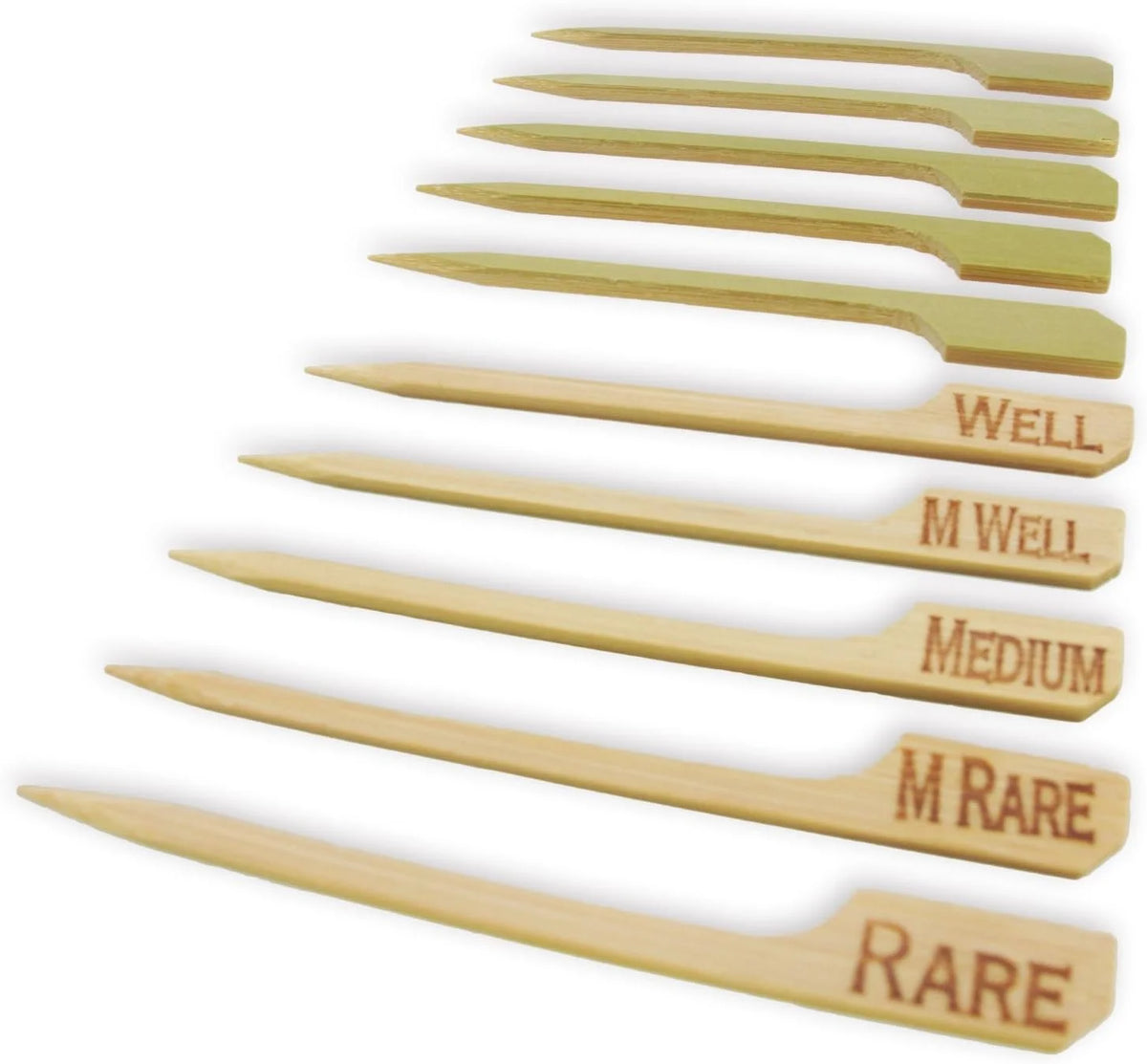 Natural Bamboo Skewers Sticks, 1,000 Pieces W32907
