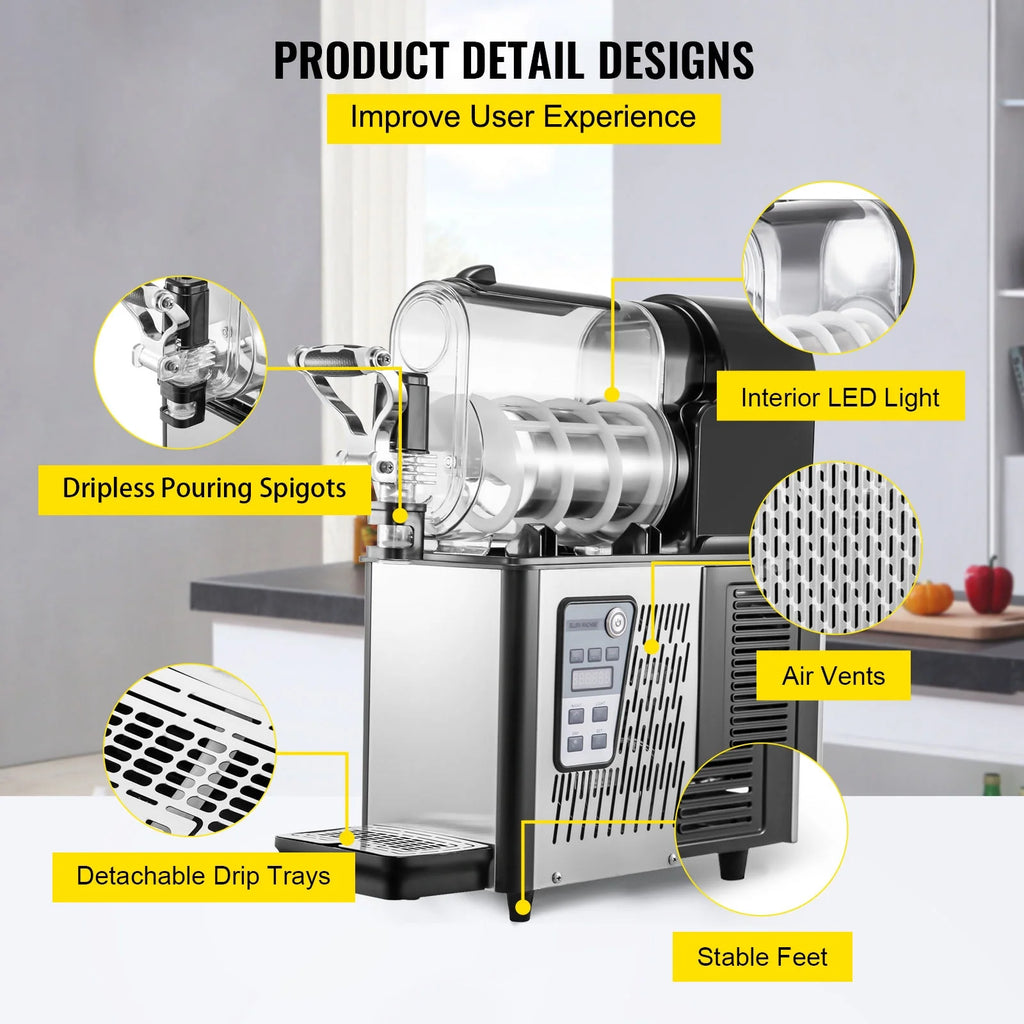 Commercial 3L Frozen Drink Slush Machine K5737