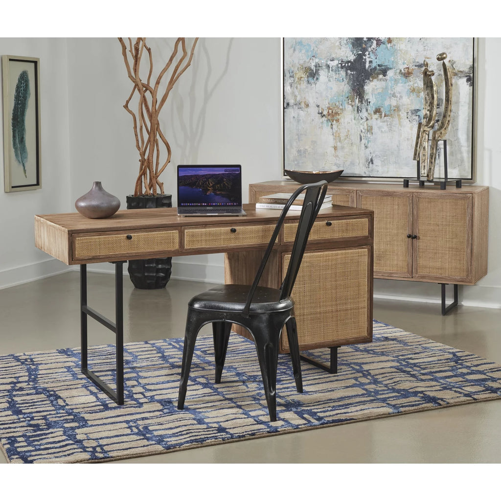 Reclaimed Wood & Iron Square Cocktail Table X928343