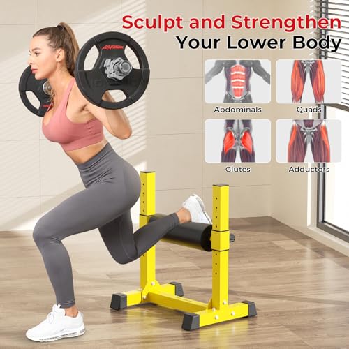 Bulgarian Split Squat Stand with 9 Adjustable Roller Heights H473