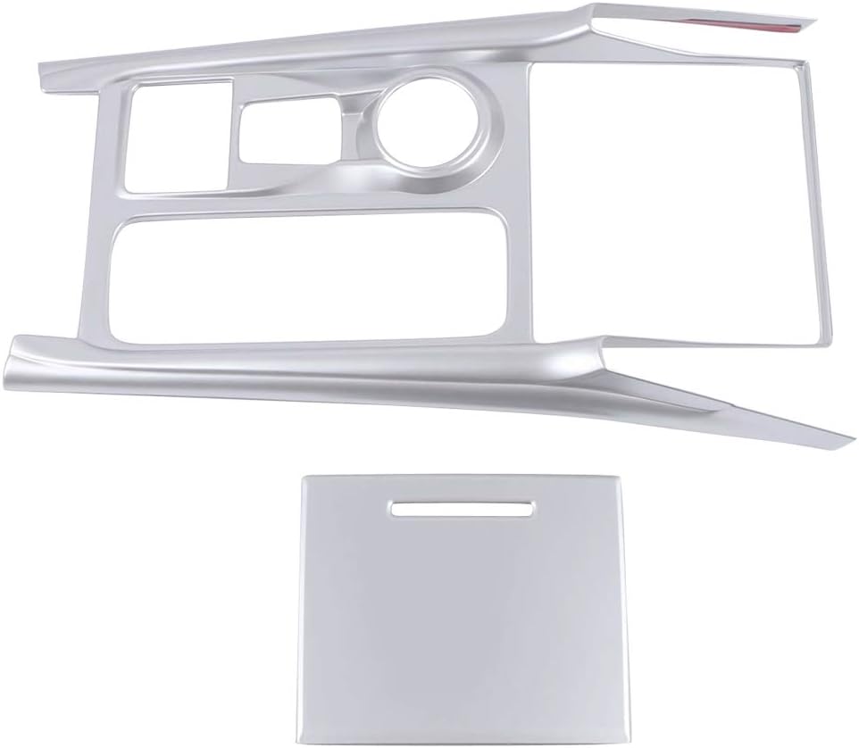 Carbon Fiber Grain Center Console Shift Frame Cover Trim Stickers 2pcs L99356