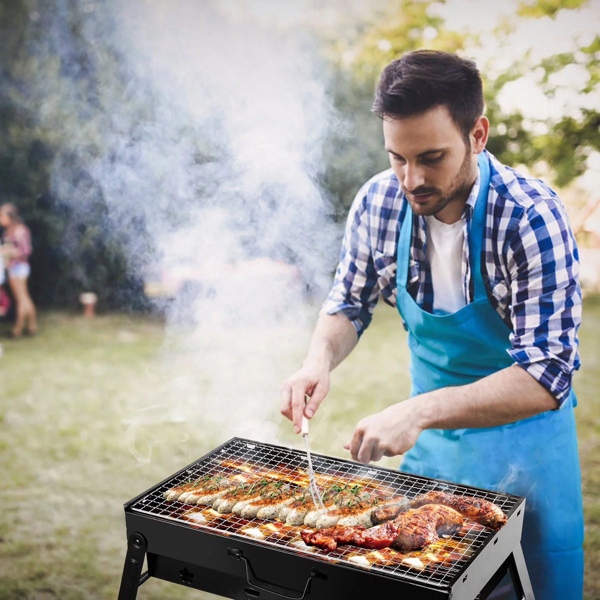 Portable Foldable Charcoal Grill M12141