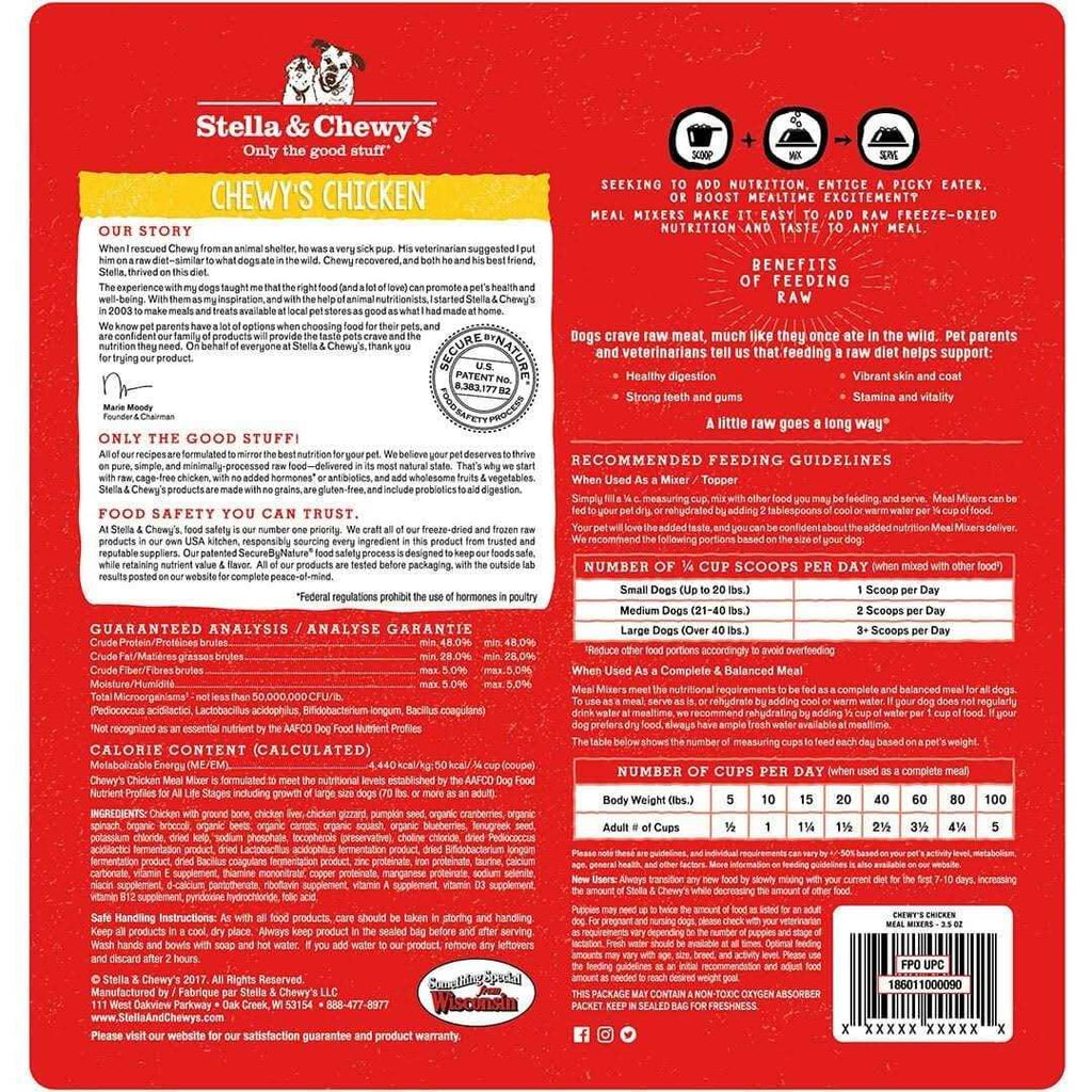 Freeze Dried Chicken Dog Food M248