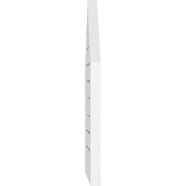 Peaked Top Surface Mount PVC Gable Vent N916142