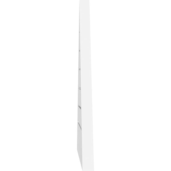 Triangle Surface Mount PVC Gable Vent D7247