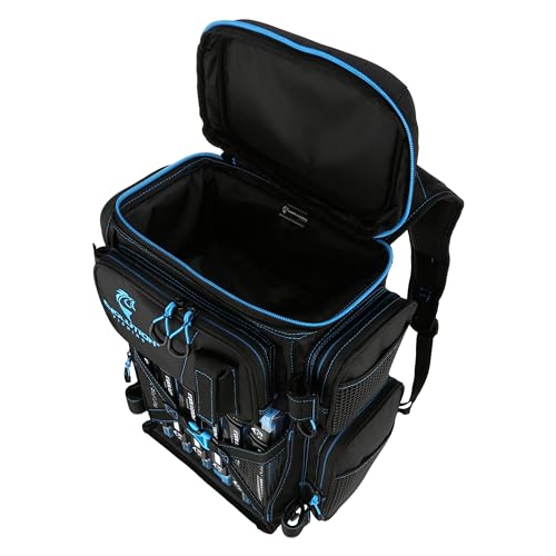 Seafoam 3600 Size Heavy Duty Fishing Tackle Backpack with 6 Trays U608315