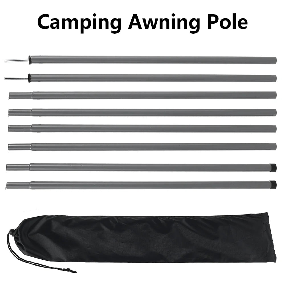 Adjustable Universal Iron Tent Poles for Camping Canopy Q917