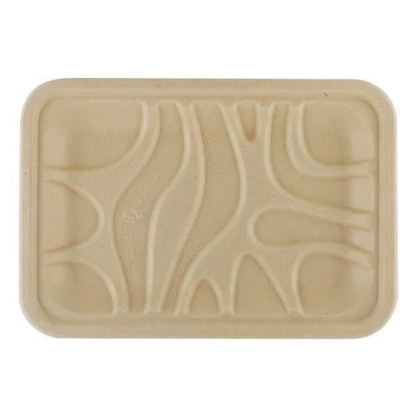 Fiber Trays 8.2 x 5.7 x 0.7 Natural 500/Carton Z299