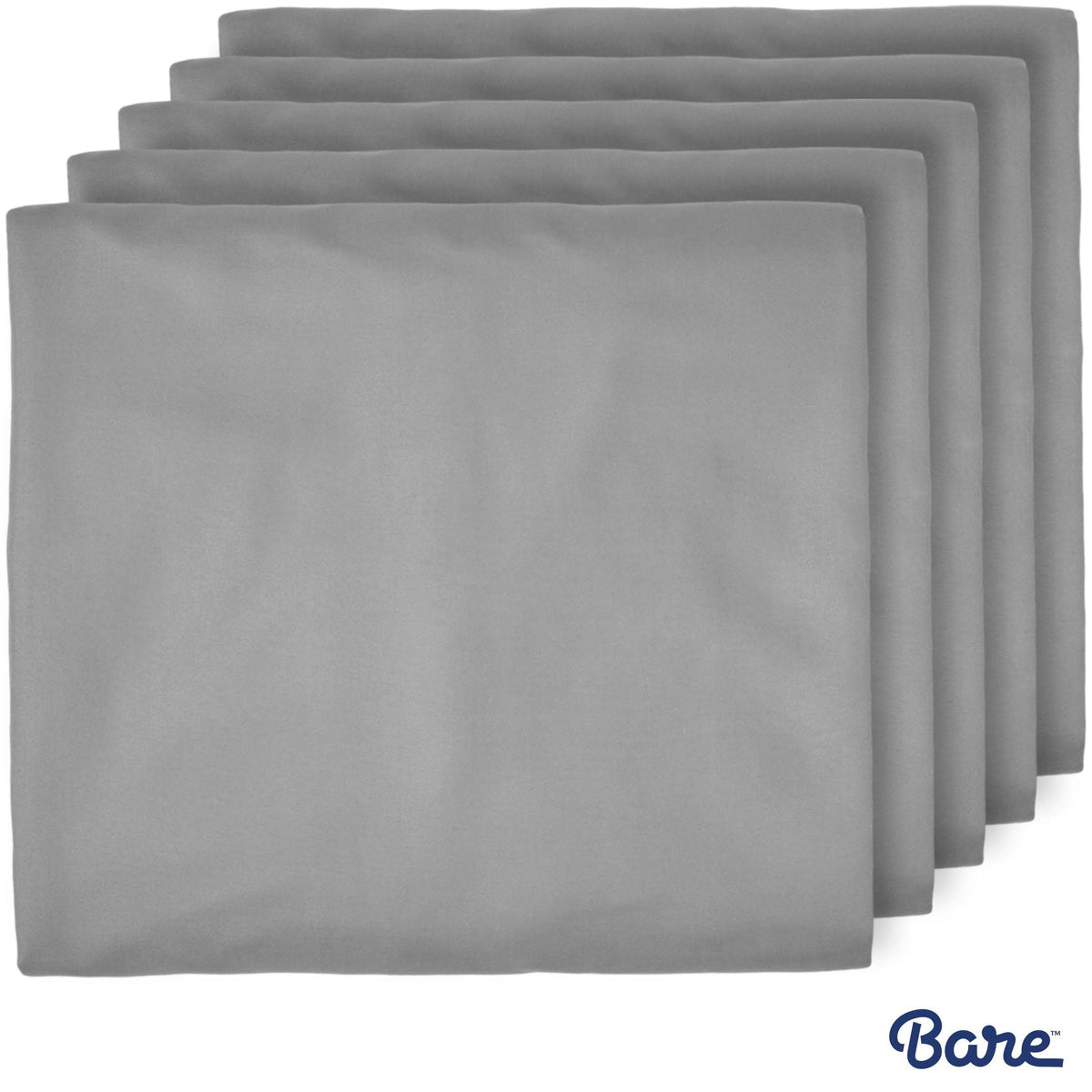 5-Pack Microfiber Fitted Bottom Sheets, Deep Pocket - Split King - Taupe F85380