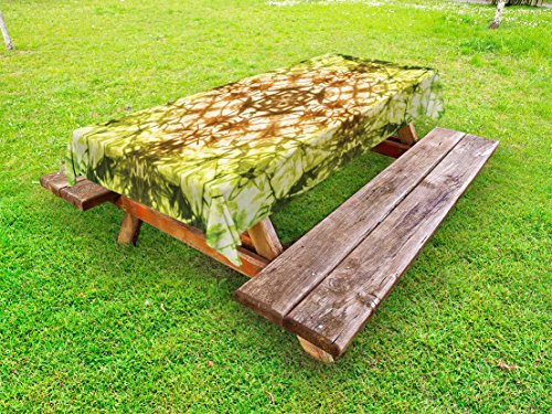 Round Washable Picnic Tablecloth T662