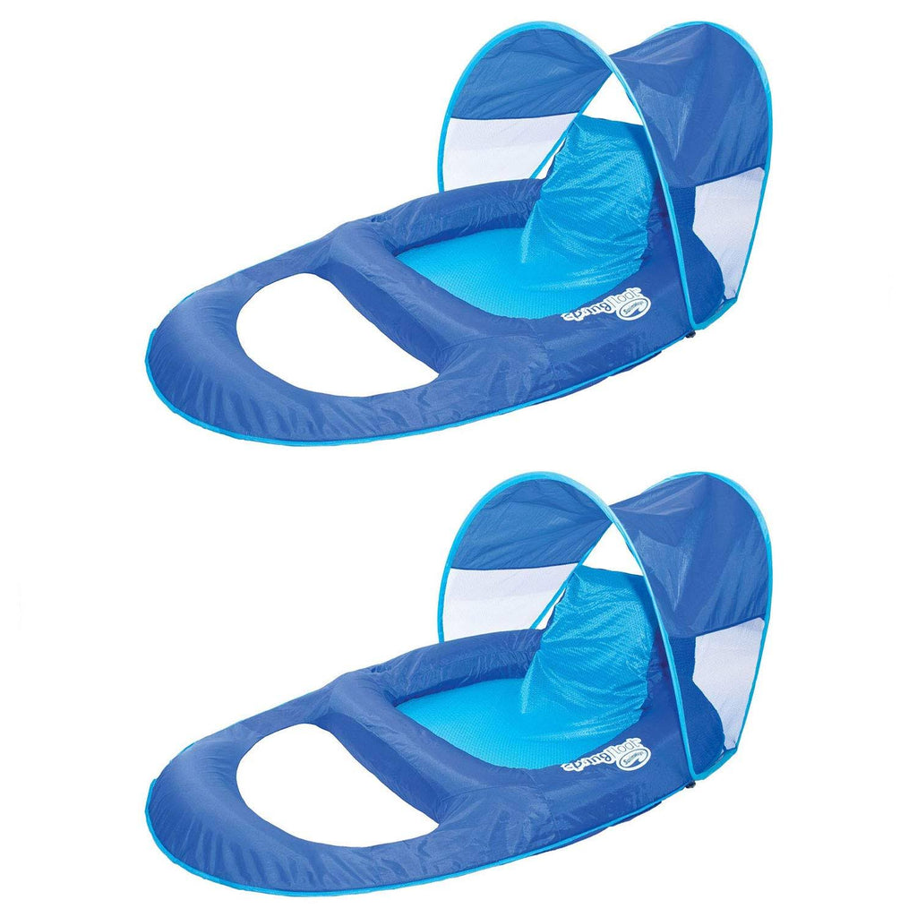 2 Pack Pool Lounge Chair with Sun Canopy K6182