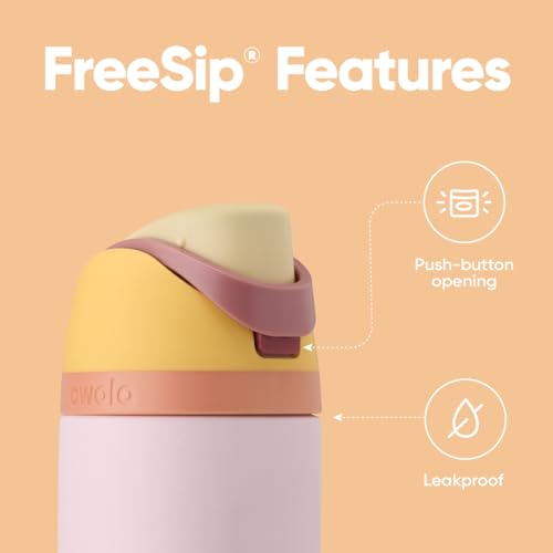 Kids Insulated Stainless Steel Water Bottle with Straw, 16 oz P823885