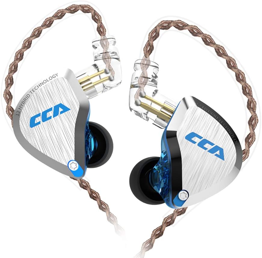 5BA+1DD Hybrid HiFi Stereo In-Ear Monitors with Detachable Cable (Dream Blue) N804343
