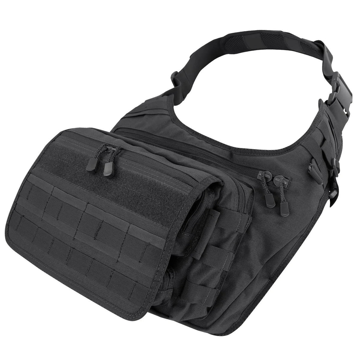 Black Messenger Bag J118