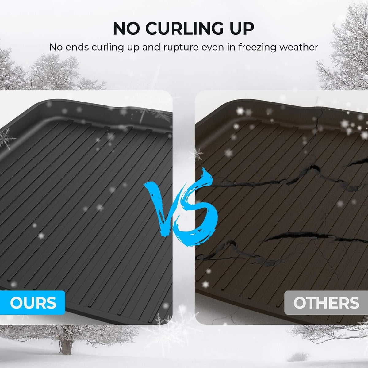 All Weather Black Cargo Trunk Liner Mat F77687