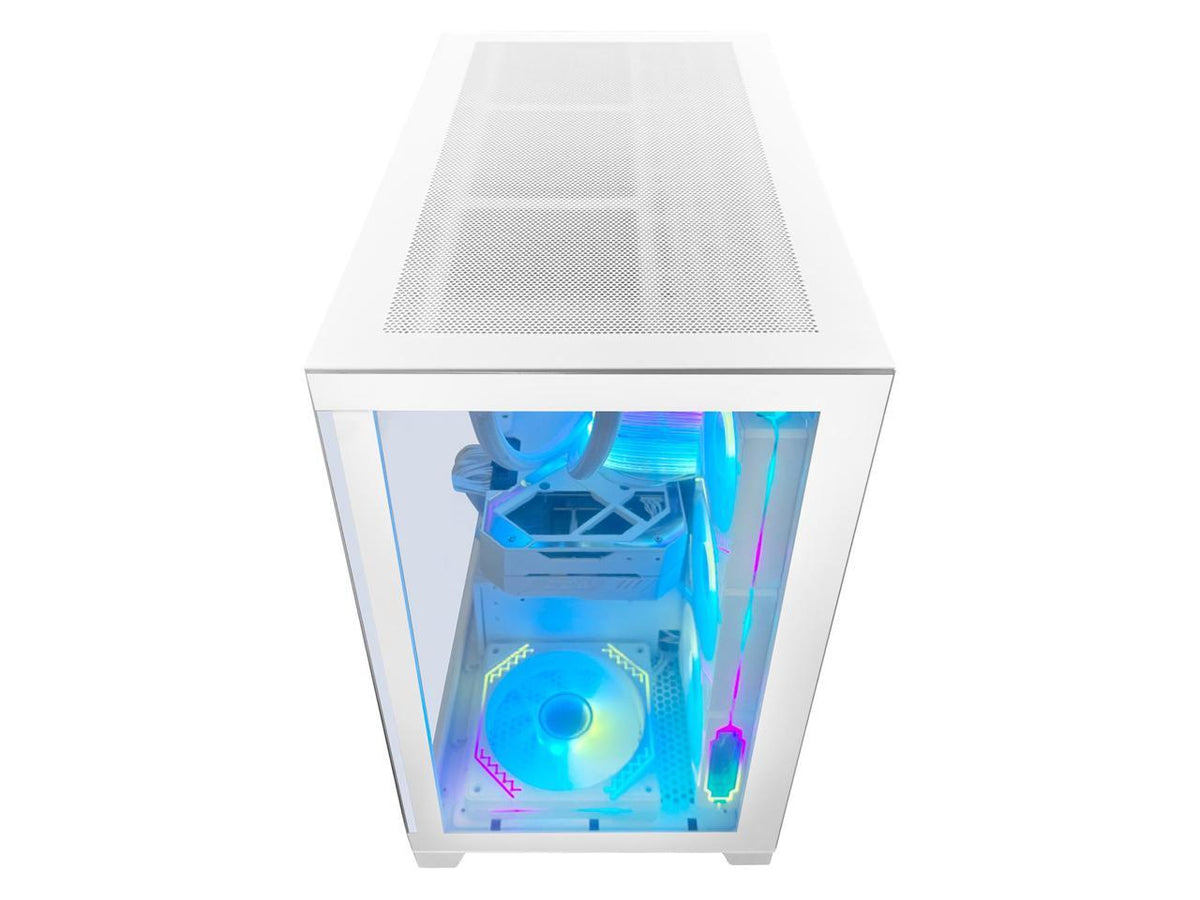 Gaming Desktop AMD Ryzen 5 5600X 4.6GHz RTX 4070 12GB 16GB DDR4 3200 MHz 1TB M.2 +1TB SATA SSD 360mm AIO RGB Fans WiFi Bluetooth Windows 11 Pro F4003