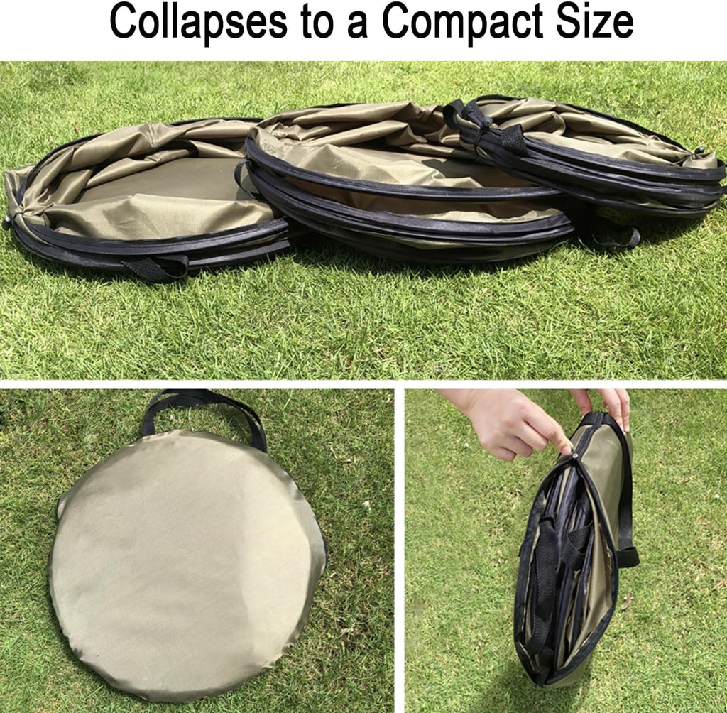 2 Pack 24 Gallon 30 Gallon Pop-Up Reusable Yard Waste Bags J116952
