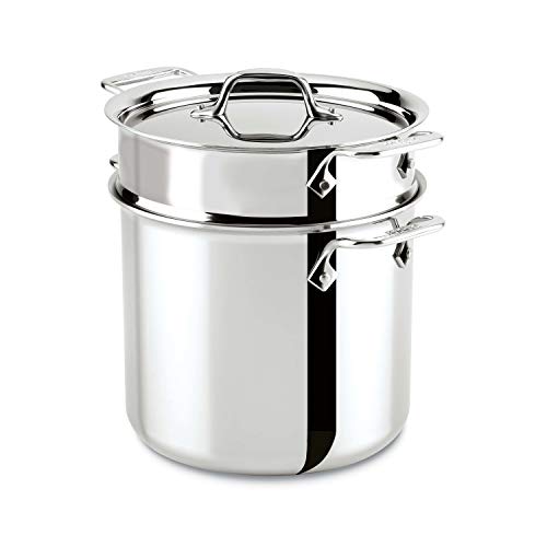 7-Quart Stainless Steel Pasta Pentola with Insert P103