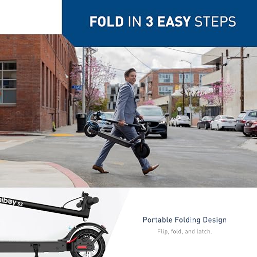 Electric Scooter with 8.5"/9" Tires, 350W Motor, 19 MPH, Double Braking System G1025