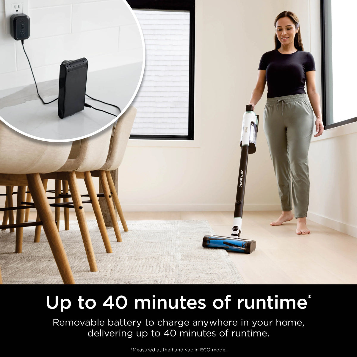 Cordless Stick Vacuum with HEPA Filtration V4016