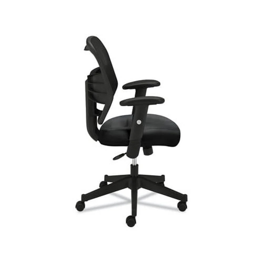 Black Mesh High-Back Task Chair with Adjustable Arms H7923
