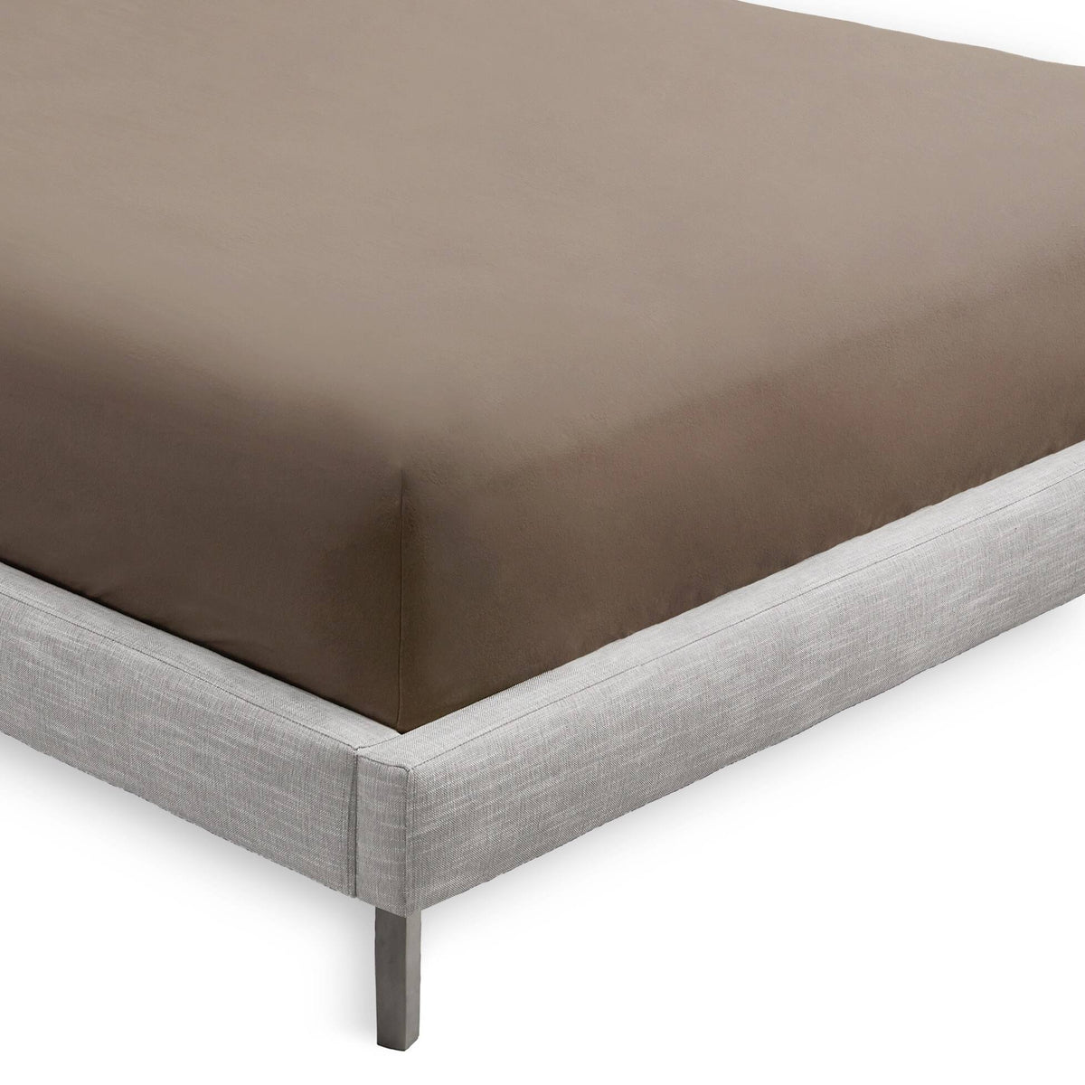 5-Pack Microfiber Fitted Bottom Sheets, Deep Pocket - Split King - Taupe F85380