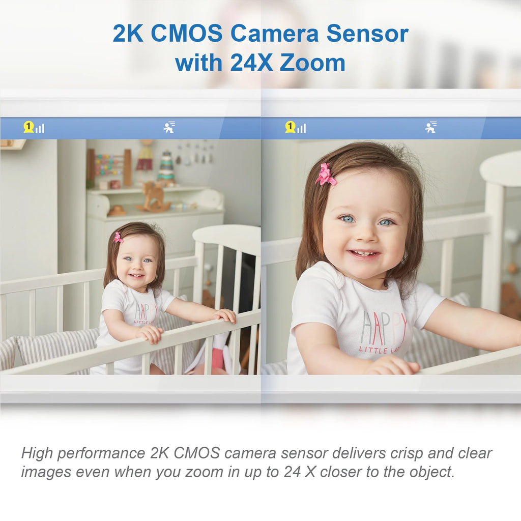5" Smart Wi-Fi 1080p Pan & Tilt Video Baby Monitor R861