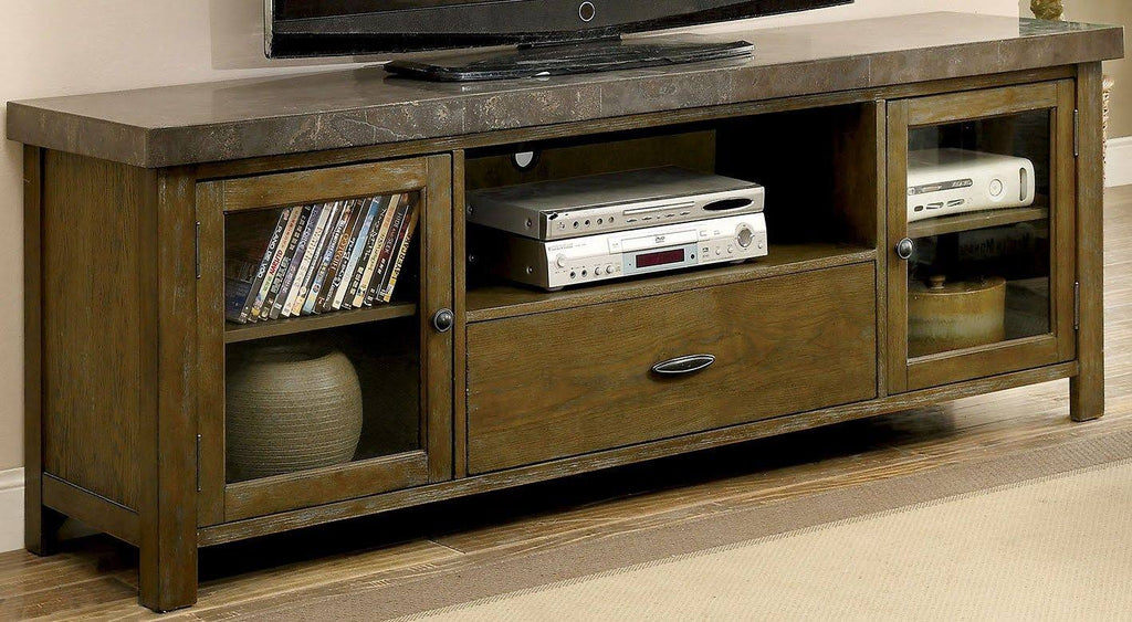 Light Walnut TV Console W5365