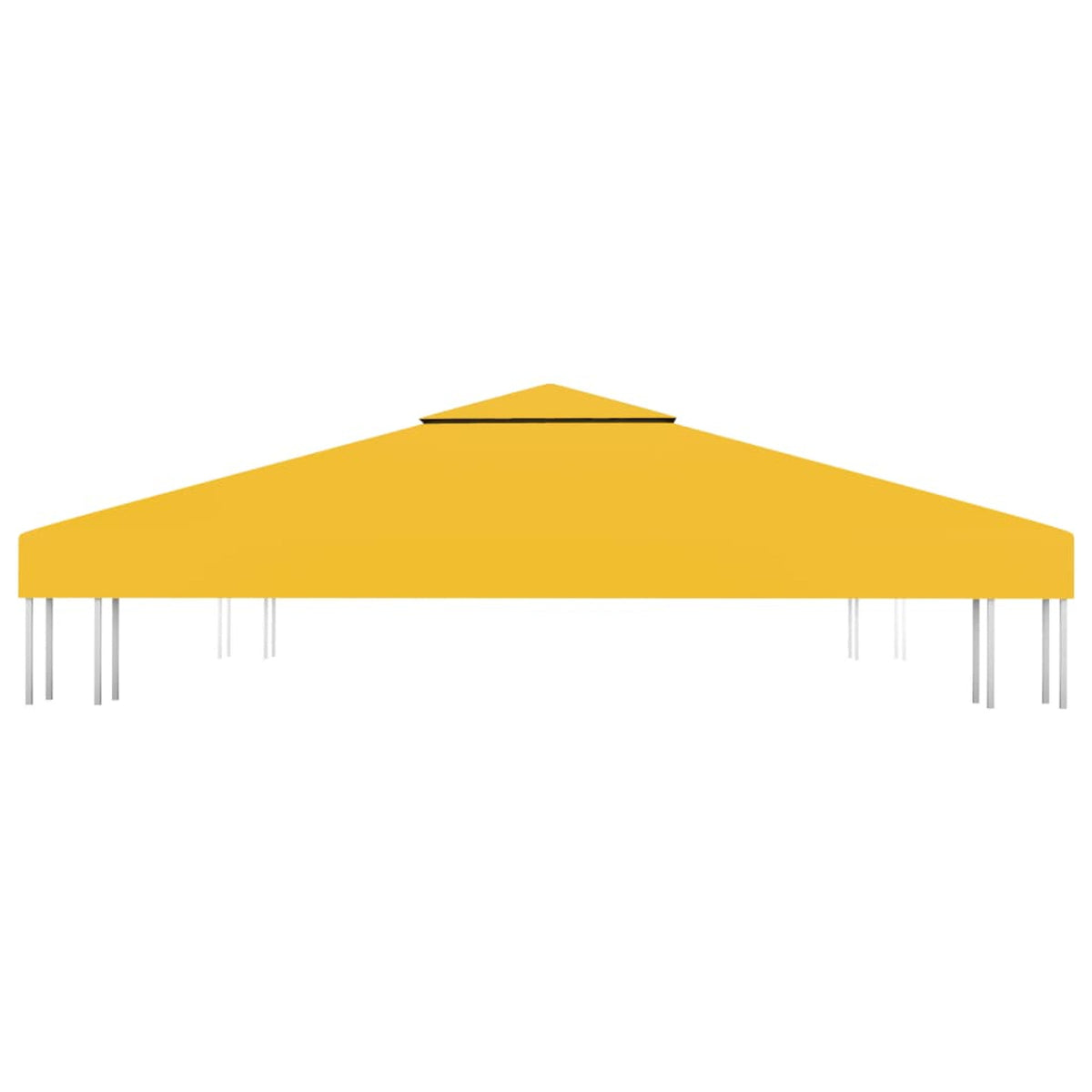2-Tier Waterproof Gazebo Top Cover Replacement for Outdoor Tent Y803