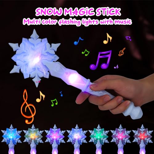 Light Up Wand Snowflake Princess Wands F4066