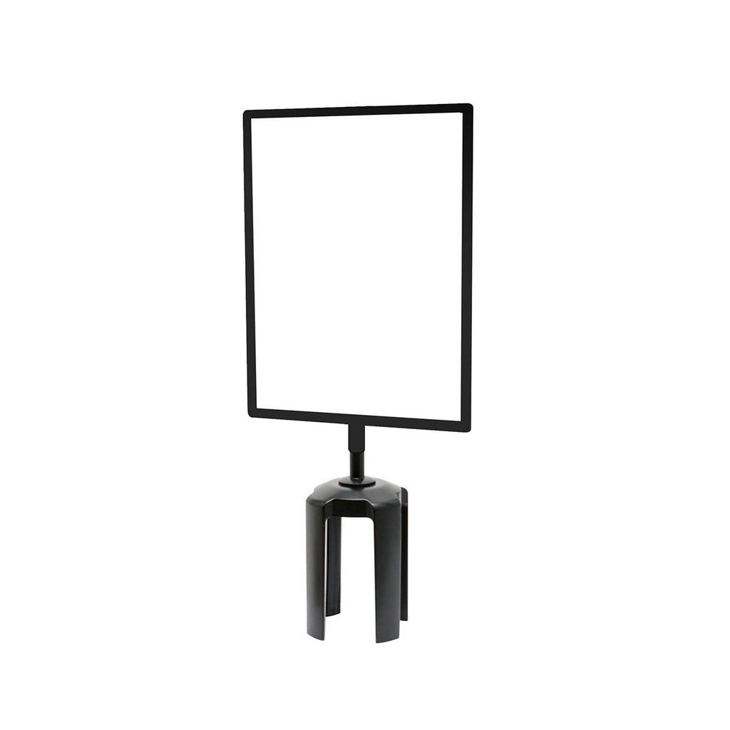Tensabarrier Sign Frame 14 x 11 in Satin Chrome E7878