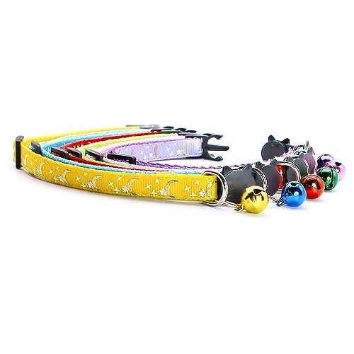 Reflective Cat Collars Bell 2-Pack Adjustable 7.5-12.5 Inch V12205