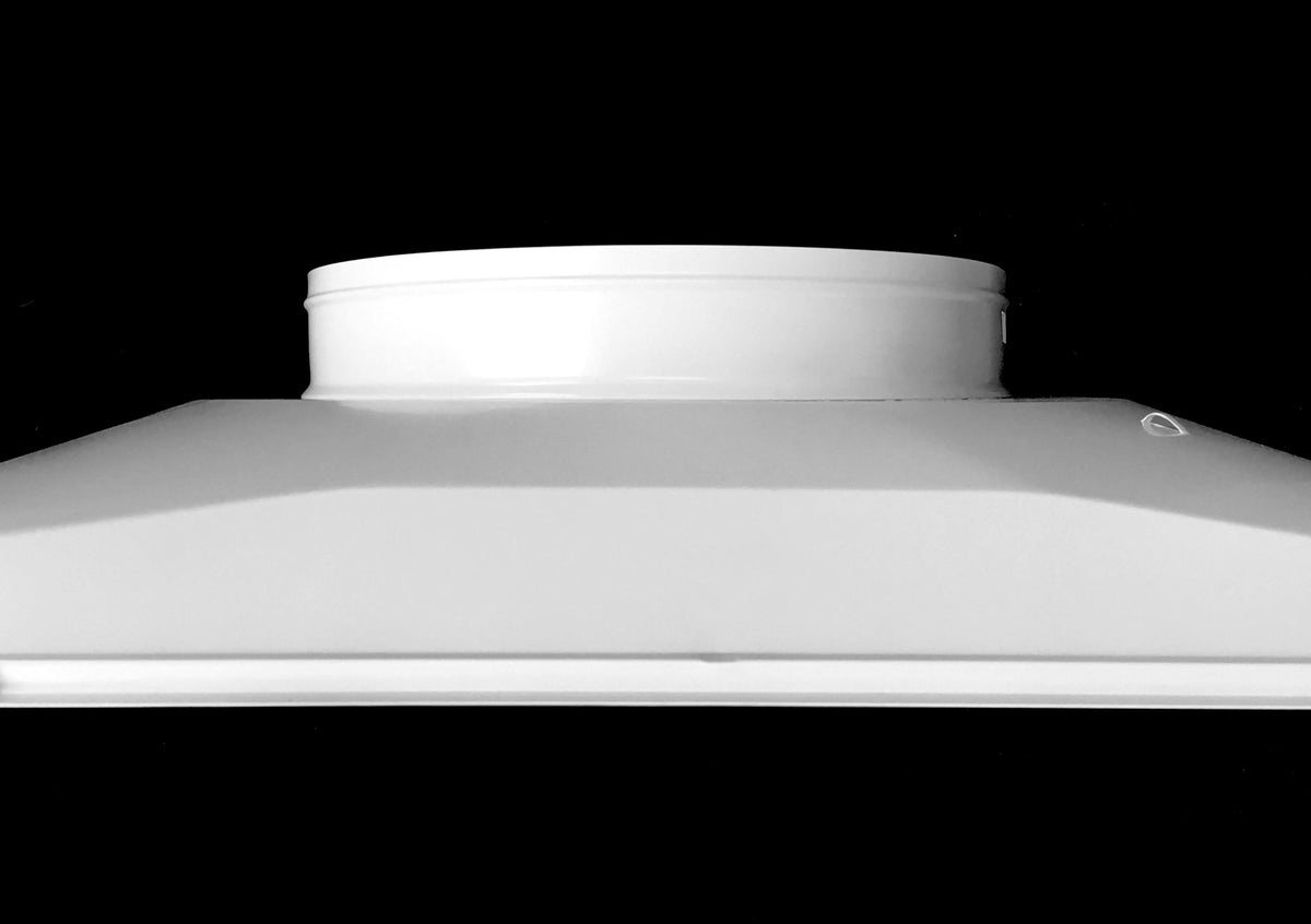 24x22 T-Bar Drop Ceiling Perforated Return Grill with Metal Back Casing and 6x22 Collar S988292