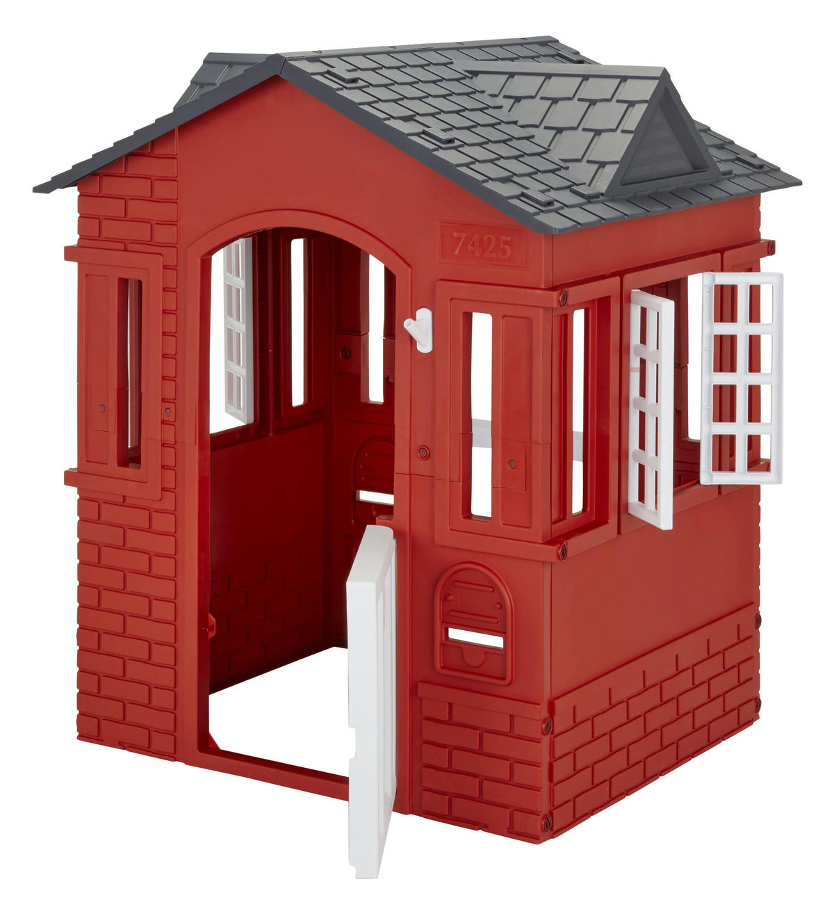 Red Kids Playhouse with Working Door W935756