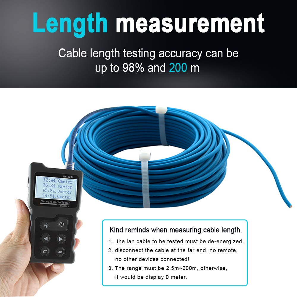 Network Cable Tester CAT5 CAT6 Wire Tracker A204369