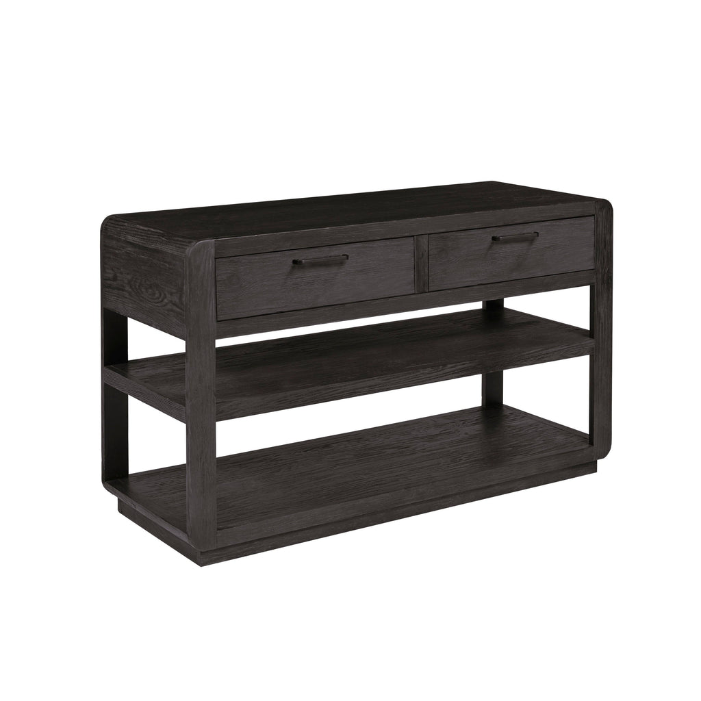 Cerused Ebony Sofa/Console Table S117534