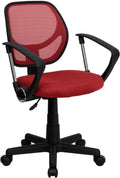 Red Mesh Mid Back Task Chair P8178