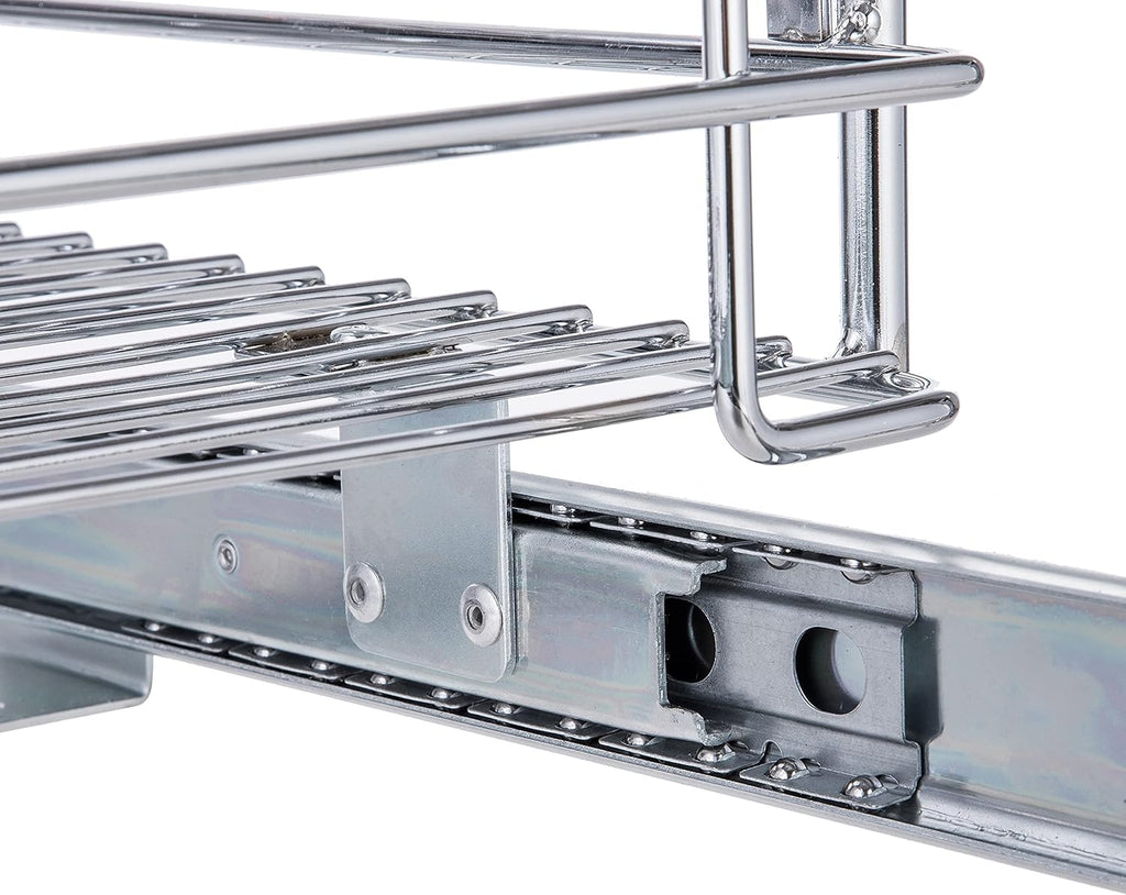 Pull Out Drawer Cabinet Organizer 2-Tier Under Sink Shelves Y922